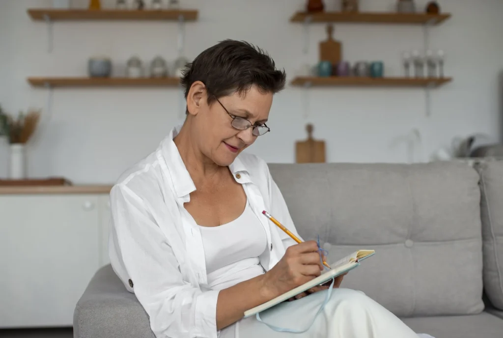 Therapeutic writing for healing, emotional release, and personal growth through journaling